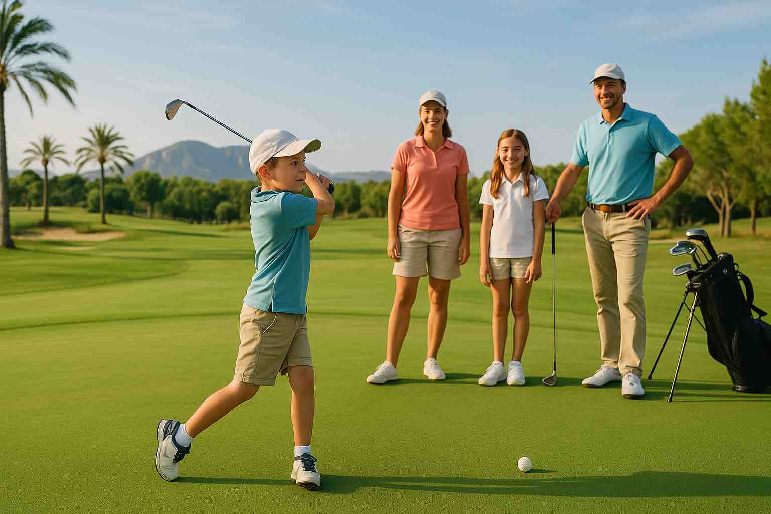 Xu hướng “Family Golf Holiday” lan tỏa toàn cầu: kỳ nghỉ nơi golfer vui, gia đình vui, và mọi người cùng tận hưởng tinh thần golf đích thực. (Nguồn ảnh: Trang tin Rent2Play.Golf)