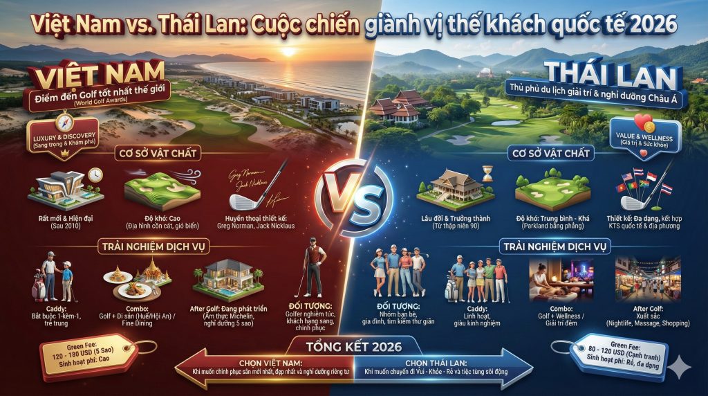 Case Study: Giải Mã Chiến Lược “Amazing Thailand” – Từ “Thiên Đường Giá Rẻ” Đến “Thủ Phủ Golf Wellness” Của Châu Á  