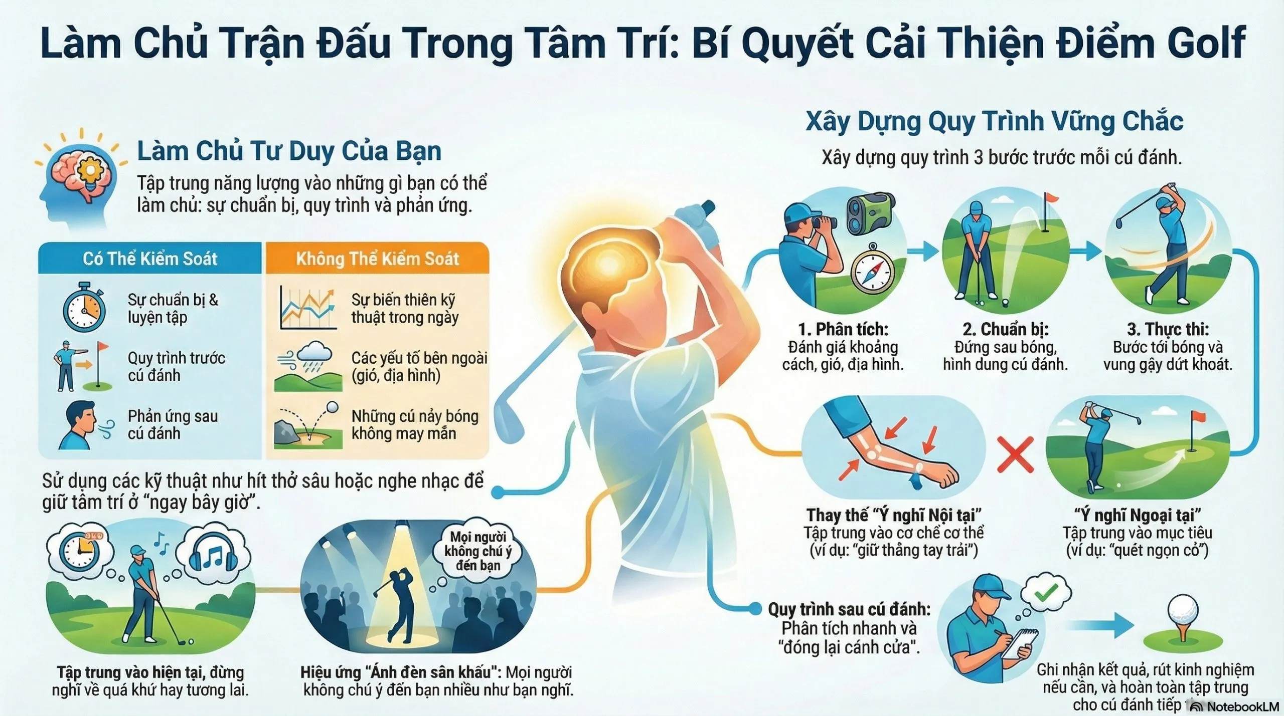 Làm Chủ “Cuộc Chơi Trong Đầu”: 9 Chìa Khóa Vàng Giúp Golfer Việt Cải Thiện Điểm Số Tức Thì
