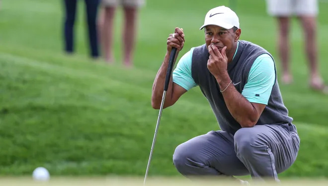 Woman walking on rocks