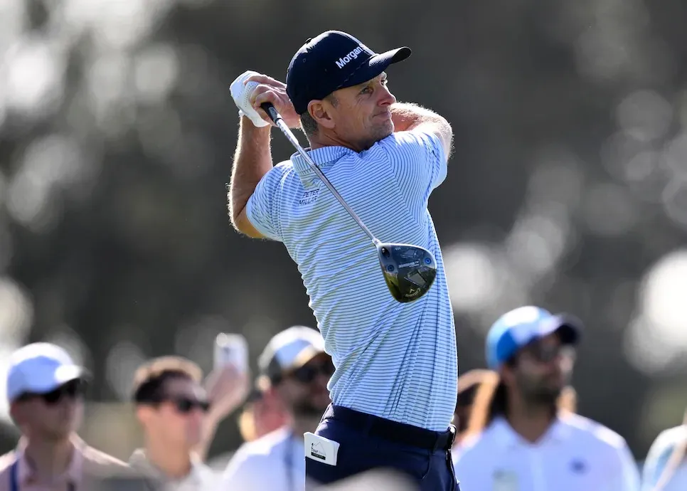 Giai đoạn 2025–2026 đánh dấu màn trở lại ngoạn mục của Justin Rose, từ phong độ ổn định đến vị trí Top 3 thế giới ở tuổi 45. (Nguồn ảnh: Trang tin Golf In Vietnam)