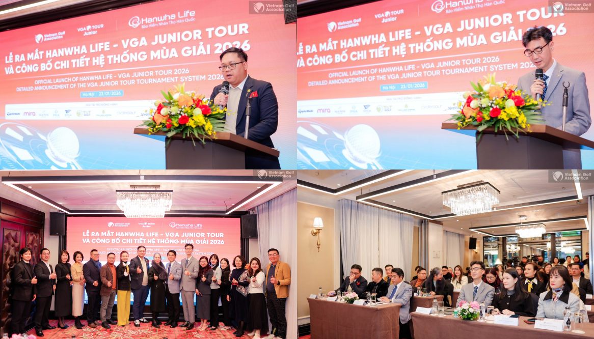 Hanwha Life tiếp sức VGA Junior Tour 2026, định hình hệ sinh thái chuẩn quốc tế cho golf trẻ Việt Nam. (Nguồn ảnh: Trang tin Golf Edit)