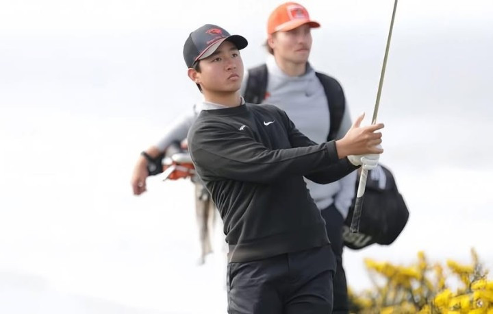 Chuỗi 10 birdie tại Pacific Dunes cho thấy sự kết hợp giữa kỹ thuật, đọc green links và course management của Anh Minh. (Nguồn ảnh: Báo Tiền Phong)