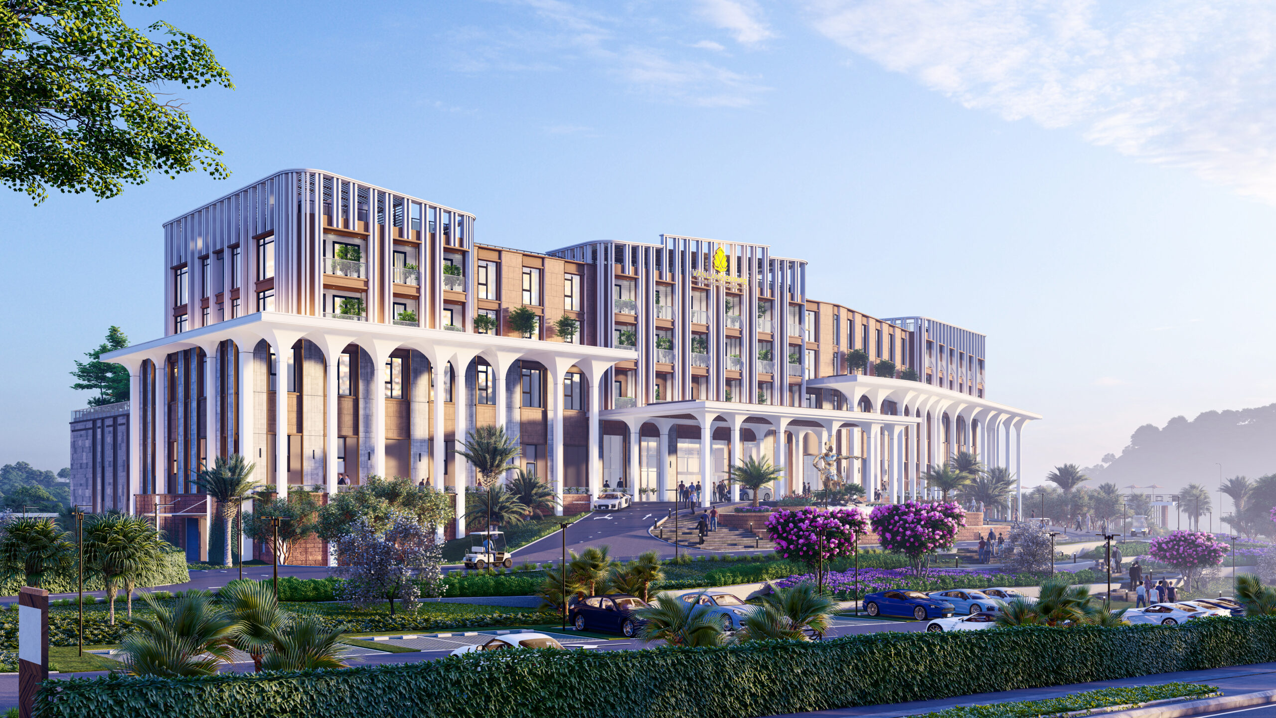 Giữa bản đồ golf miền Bắc, Văn Lang Empire T&T nổi bật nhờ chiều sâu văn hóa Hùng Vương, nơi mỗi hố golf kể một câu chuyện lịch sử. (Nguồn ảnh: Trang tin Văn Lang Empire T&T Golf Club)