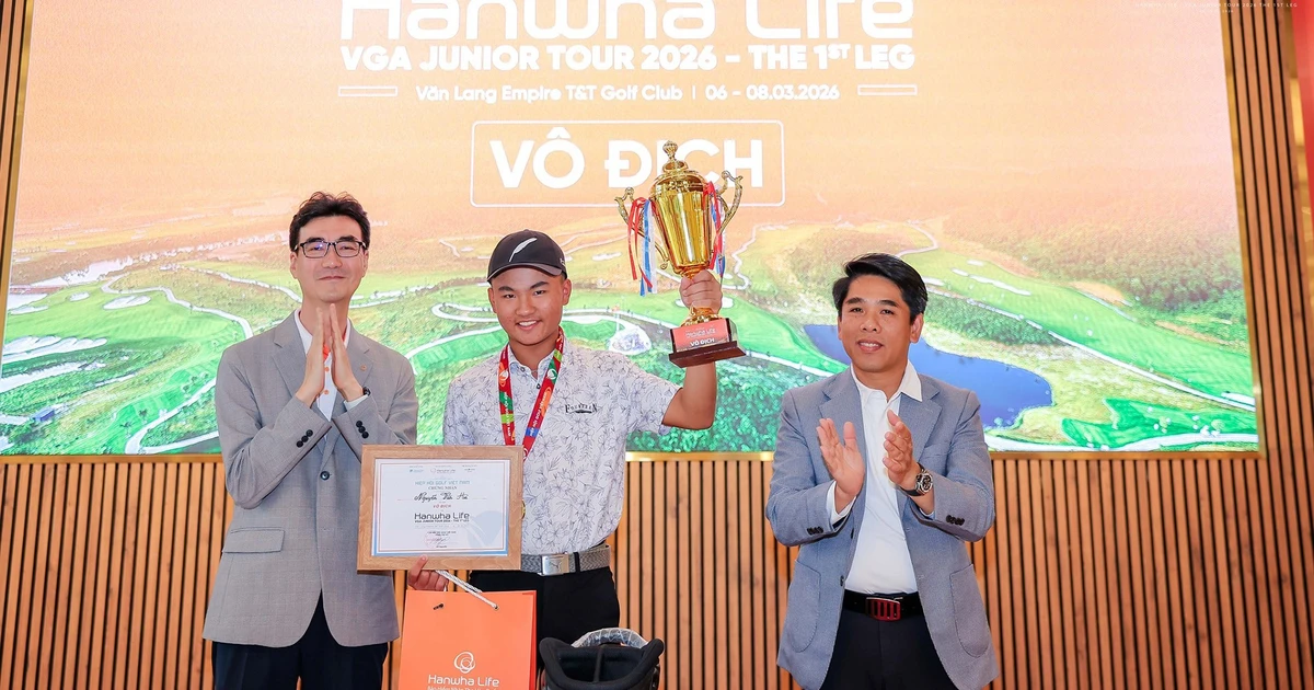 Chiến lược tài trợ golf trẻ của Hanwha Life Việt Nam phản ánh xu hướng toàn cầu khi nhiều thương hiệu lớn đầu tư dài hạn vào thế hệ golfer tương lai. (Nguồn ảnh: Hiệp Hội Golf Việt Nam)