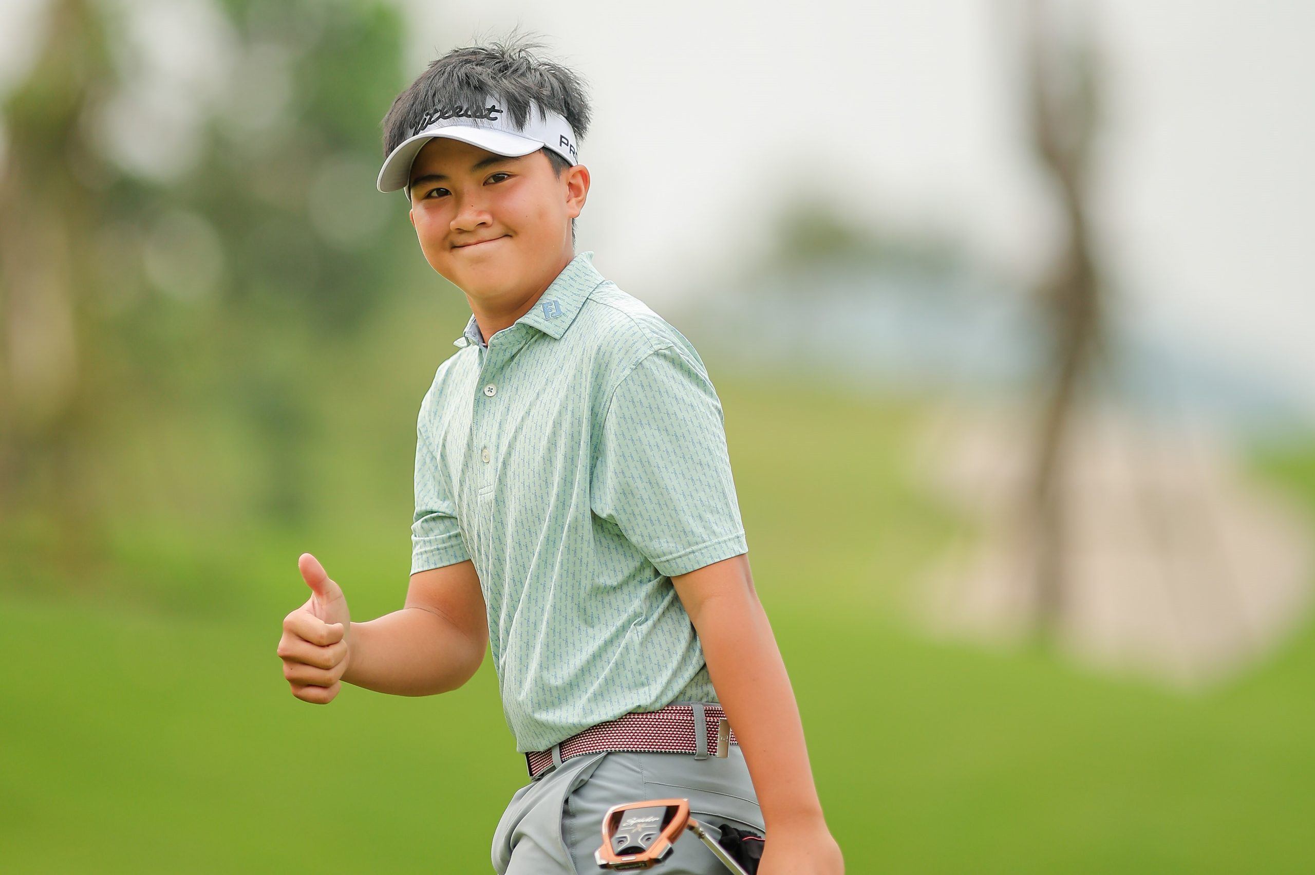 Từ trạng thái “flow” vòng 1 đến áp lực bảo toàn vị trí dẫn đầu vòng 2, Nguyễn Bảo Phát trải qua biến động tâm lý quen thuộc trong golf đỉnh cao. (Nguồn ảnh: Hiệp Hội Golf Việt Nam)