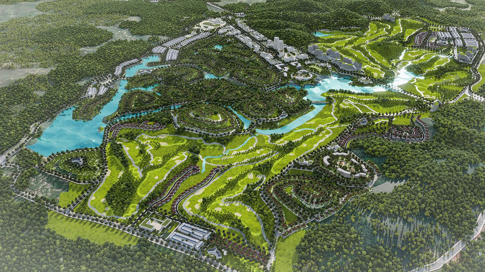 Tại Văn Lang Empire T&T Golf Club, mỗi hố sân Hùng Vương mang tên một Vua Hùng, tạo nên hành trình golf xuyên lịch sử. (Nguồn ảnh: Trang tin Văn Lang Empire T&T Golf Club)