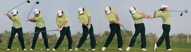 Từ takeaway đến impact, mỗi bước trong golf swing đều ảnh hưởng trực tiếp đến quỹ đạo và độ ổn định của cú đánh. (Nguồn ảnh: Trang tin Golf Việt)