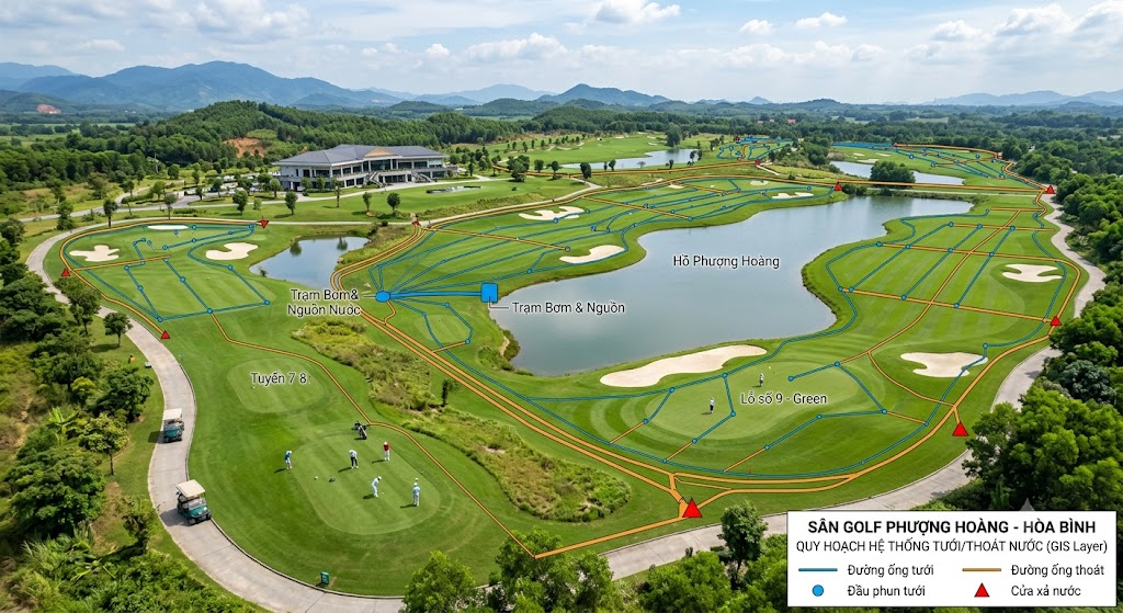 AI và “Digital Twin” Đi Vào Phần Khó Nhìn Thấy Nhất Của Vận Hành Sân Golf