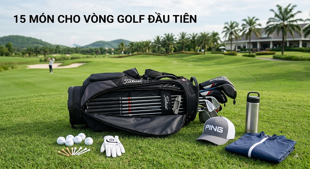 Đi Đánh Golf Lần Đầu Cần Mang Gì? Checklist 15 Món Đủ Dùng