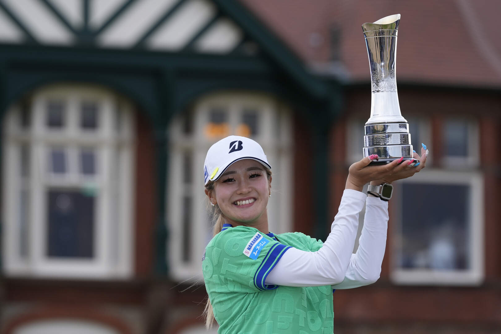 Khoảnh khắc Shiho Kuwaki đăng quang AIG Women’s Open 2026, hoàn tất mùa giải major với ba danh hiệu thuộc về các golfer châu Á. (Nguồn ảnh: Trang tin Irish Independent)