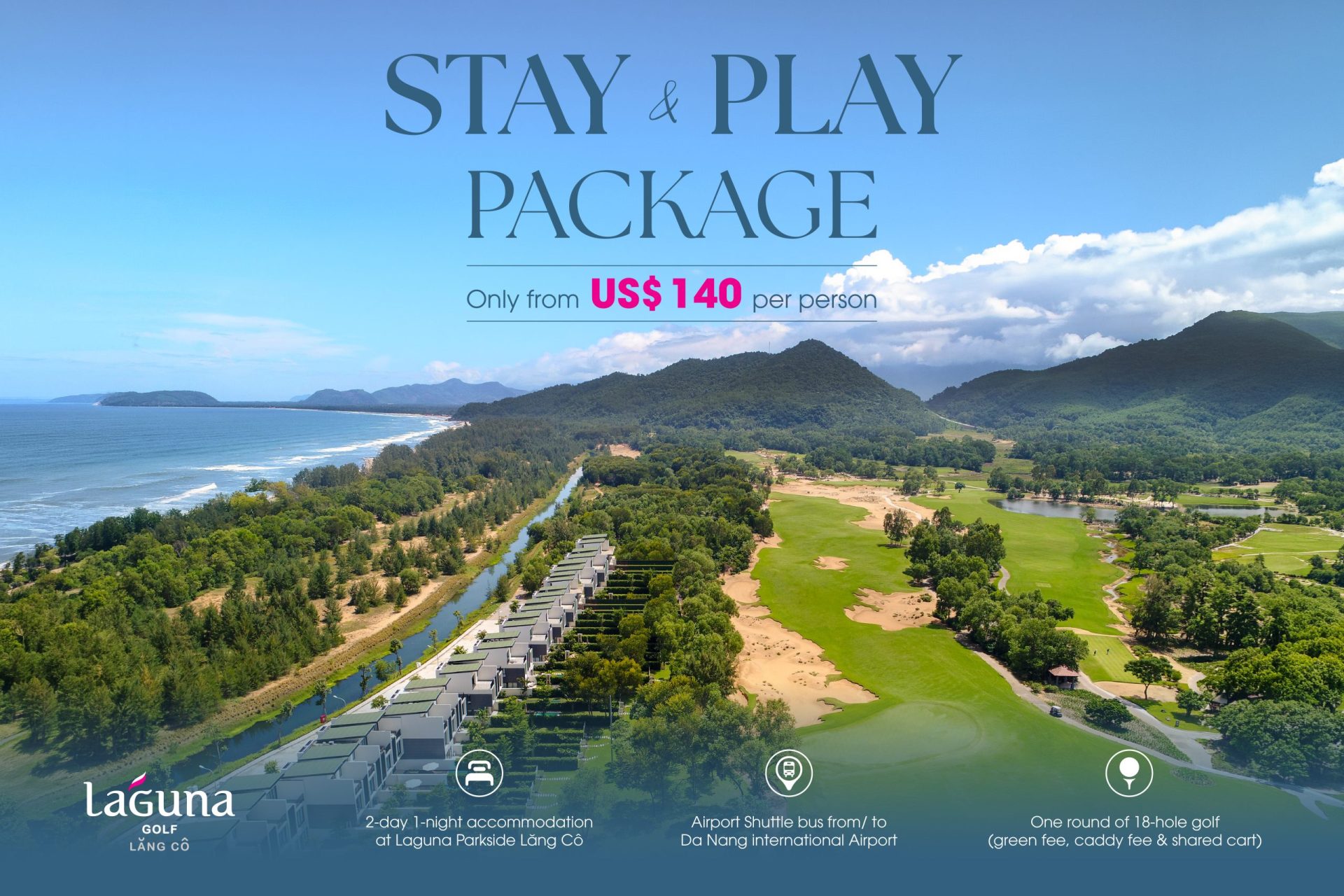 Golfer cần xác định đơn vị giữ booking khi đặt tee time trong các gói lưu trú, golf tour hoặc chương trình kết hợp nghỉ dưỡng. (Nguồn ảnh: Trang tin Laguna Lang Co)