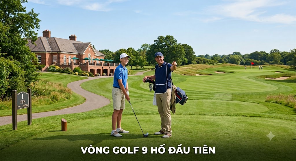 Vòng Golf 9 Hố Đầu Tiên: Từ Lúc Đến Sân Đến Khi Ra Về