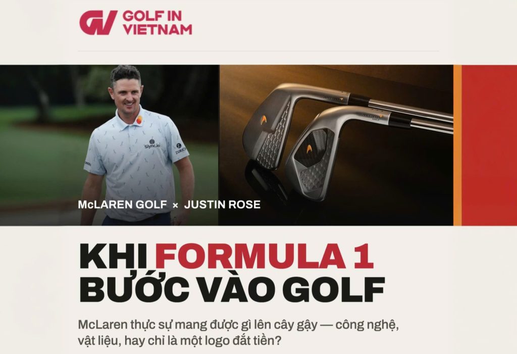Khi Formula 1 Bước Vào Golf: Mclaren Thực Sự Mang Được Gì Lên Cây Gậy?